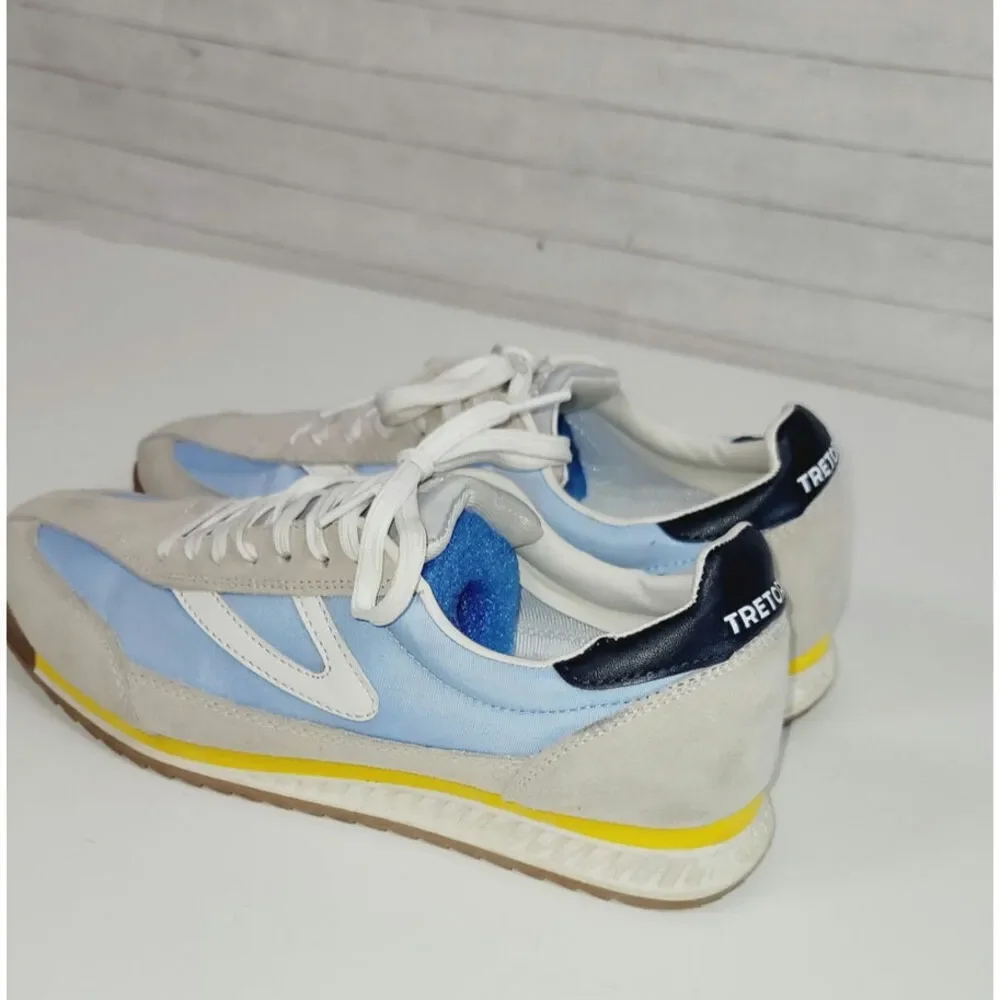 TRETORN RAWLINS SNEAKERS IN MIAMI BLUE, sz 9.5